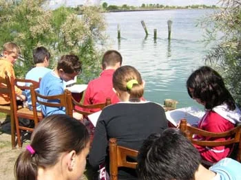 Disegnando la laguna